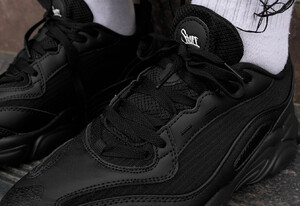 Фото - Однотонні кросівки чорного кольору Staff black - Men box
