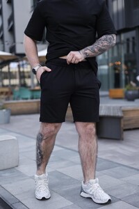 Фото - Хлопковые шорты для мужчин Intruder Breeze черного цвета - Men box