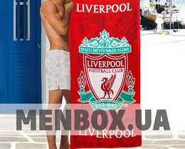 Фото - Рушник для пляжу Sport Line червоного кольору - Men box