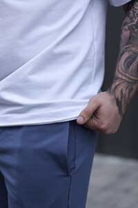 Фото - Однотонна футболка від Intruder Breeze білого кольору - Men box