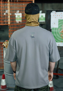 Фото - Патриотическая футболка Staff x ГУР АРТАН We Trust grey oversize - Men box