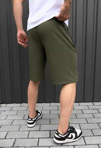 Фото - Трикотажні шорти в кольорі хакі Staff wh khaki - Men box