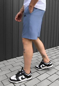 Фото - Чоловічі блакитні шорти із логотипом Staff blue logo - Men box