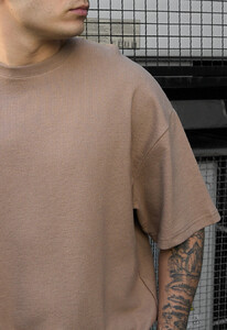Фото - Летний базовый оверсайз костюм Staff vic brown oversize - Men box
