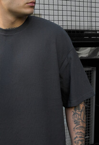 Фото - Темно-серый костюм на лето Staff vic dark gray oversize - Men box