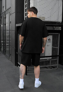 Фото - Универсальный спортивный костюм Staff vic black oversize - Men box