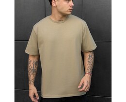 Фото - Однотонна футболка для чоловіків Staff olive - Men box