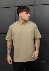 Фото - Однотонна футболка для чоловіків Staff olive - Men box