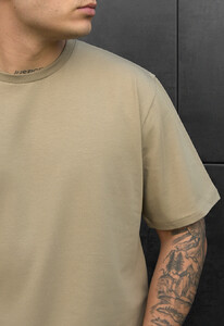 Фото - Однотонна футболка для чоловіків Staff olive - Men box