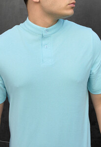 Фото - Хлопковое поло голубого цвета Staff lw light blue - Men box