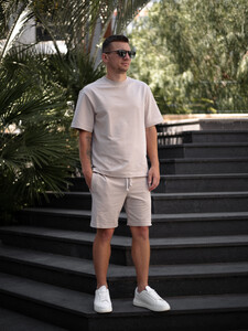 Фото - Чоловічий повсякденний костюм Intruder Breeze бежевого кольору - Men box