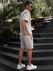 Фото - Чоловічий повсякденний костюм Intruder Breeze бежевого кольору - Men box