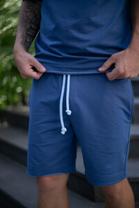 Фото - Однотонный мужской комплект Intruder Breeze синего цвета - Men box