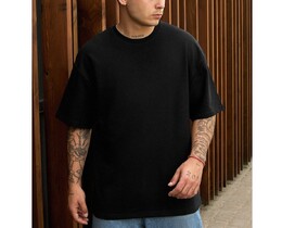 Фото - Универсальная оверсайз футболка Staff be black oversize - Men box