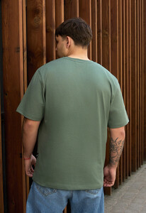Фото - Однотонная футболка зеленого цвета Staff tf green - Men box