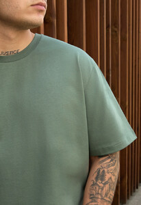 Фото - Однотонная футболка зеленого цвета Staff tf green - Men box