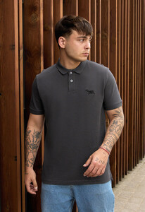 Фото - Базовое поло темно-серого цвета Staff dark gray logo - Men box