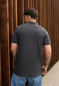 Фото - Базовое поло темно-серого цвета Staff dark gray logo - Men box