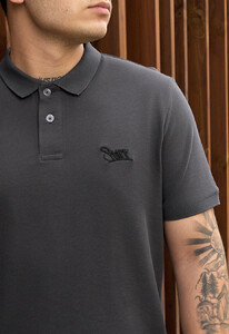 Фото - Базовое поло темно-серого цвета Staff dark gray logo - Men box