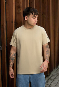 Фото - Футболка оливкового цвета с лого Staff pi olive logo - Men box
