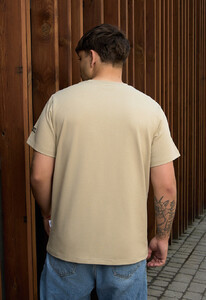 Фото - Футболка оливкового цвета с лого Staff pi olive logo - Men box