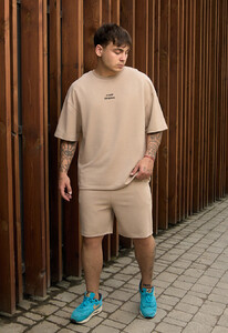 Фото - Мужской летний оверсайз костюм Staff no beige oversize - Men box