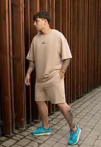 Фото - Мужской летний оверсайз костюм Staff no beige oversize - Men box