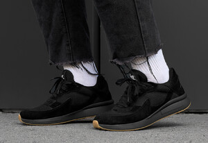 Фото - Повседневные черные кроссовки Staff all black - Men box