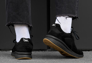 Фото - Повседневные черные кроссовки Staff all black - Men box
