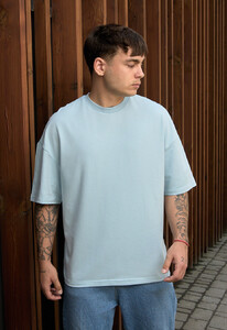 Фото - Синя футболка для хлопців Staff learn oversize - Men box