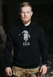 Фото - Мужское патриотическое худи Staff x 1514 Support black - Men box