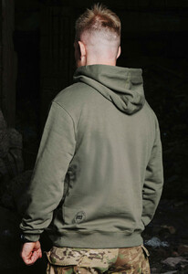 Фото - Патриотическое мужское худи Staff x 1514 Support khaki - Men box