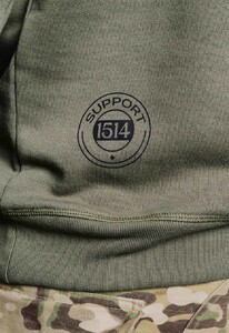 Фото - Патриотическое мужское худи Staff x 1514 Support khaki - Men box