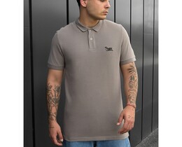 Фото - Брендированное поло серого цвета Staff gray logo - Men box
