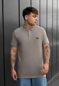 Фото - Брендированное поло серого цвета Staff gray logo - Men box