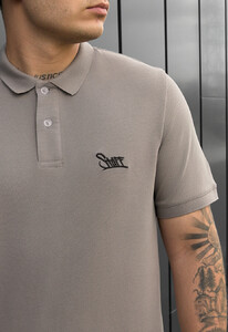 Фото - Брендированное поло серого цвета Staff gray logo - Men box