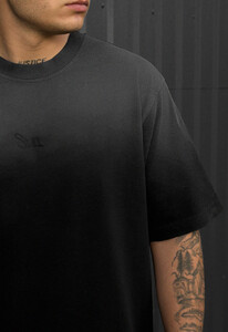 Фото - Мужская оверсайз футболка из хлопка Staff va1 black oversize - Men box