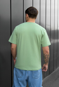 Фото - Футболка у світло-зеленому кольорі Staff va1 light green oversize - Men box