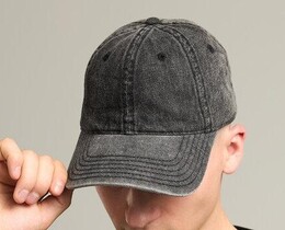 Фото - Джинсова кепка для хлопців Pobedov Jeans чорного кольору - Men box
