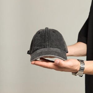 Фото - Джинсова кепка для хлопців Pobedov Jeans чорного кольору - Men box