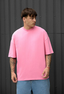 Фото - Розовая оверсайз футболка Staff pink oversize - Men box