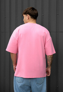 Фото - Розовая оверсайз футболка Staff pink oversize - Men box