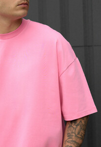 Фото - Розовая оверсайз футболка Staff pink oversize - Men box