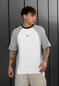 Фото - Брендированная оверсайз футболка Staff colors & logo oversize - Men box
