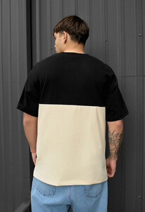Фото - Оверсайз футболка с лого Staff black & milk logo oversize - Men box