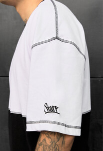 Фото - Черно-белая мужская футболка Staff bli black & white oversize - Men box