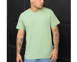 Фото - Чоловіча світло-зелена футболка Staff light green basic - Men box