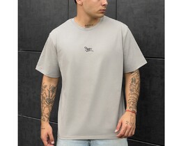 Фото - Базовая серая футболка для парней Staff gray logo - Men box