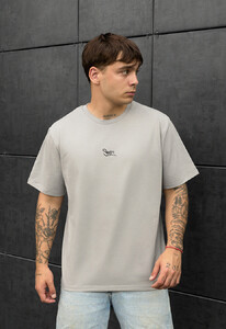 Фото - Базовая серая футболка для парней Staff gray logo - Men box