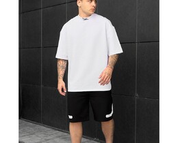 Фото - Мужской черно-белый костюм Staff di black & white oversize - Men box